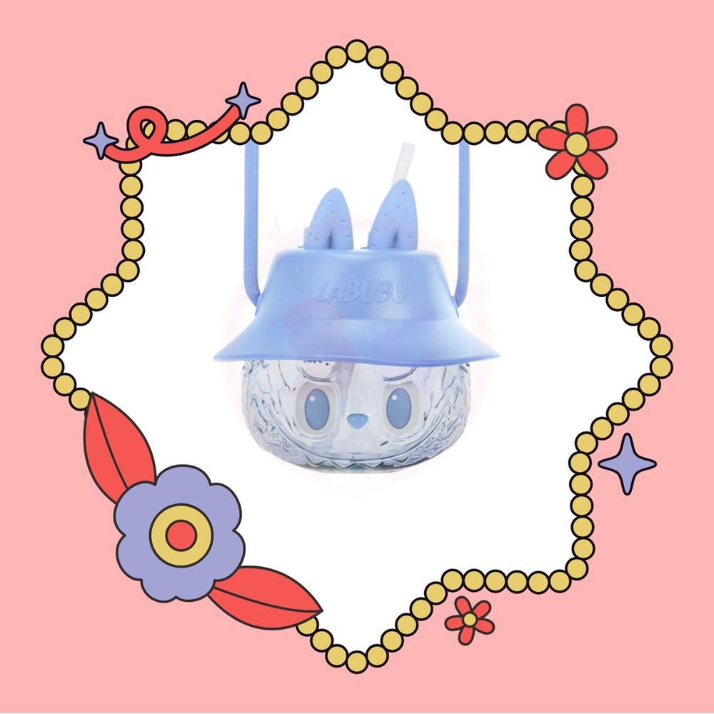 POPMART-THE MONSTERS WACKY MART TUMBLER-BUBBLE BLUE